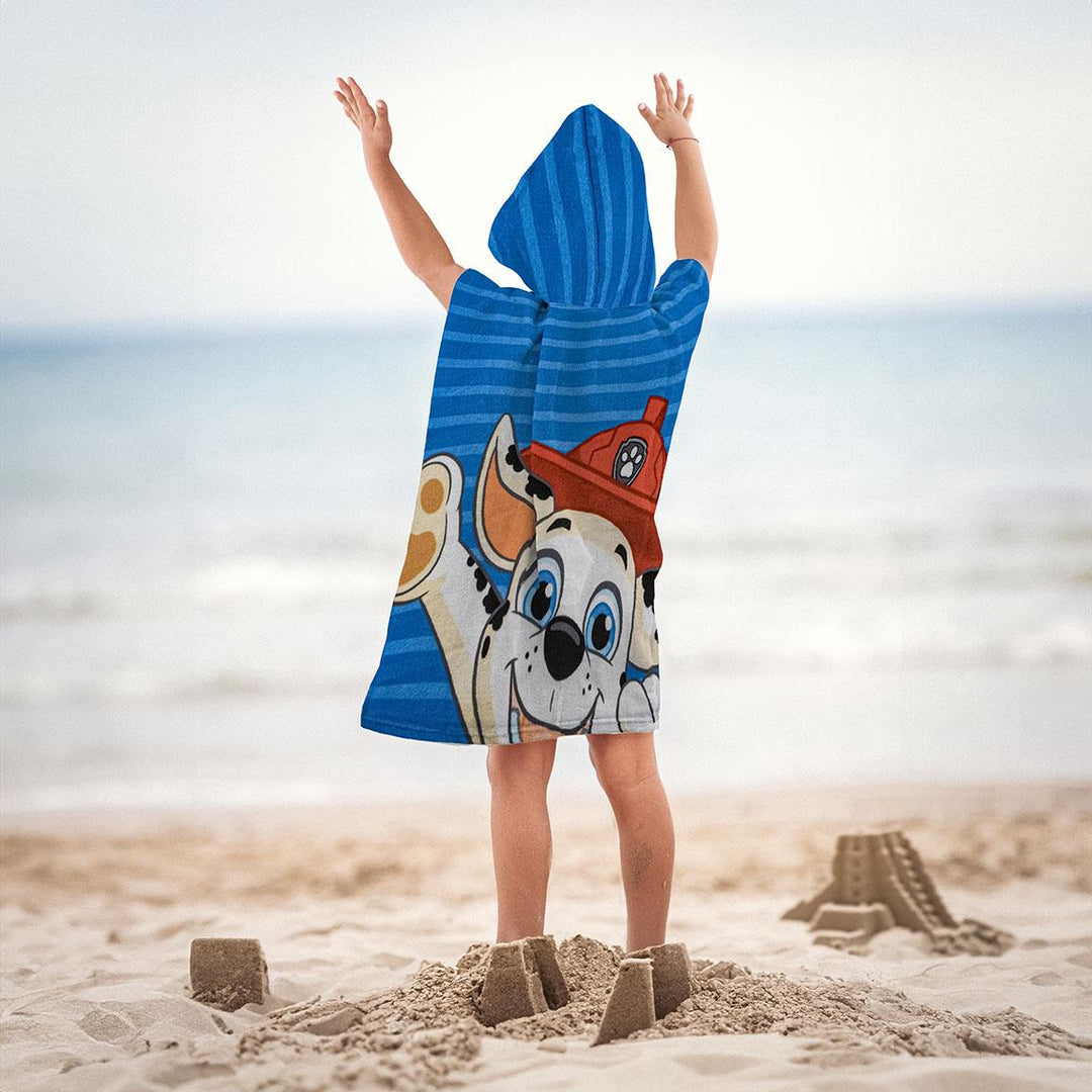 Paw Patrol Badeponcho med Hette Chase - Supernerds