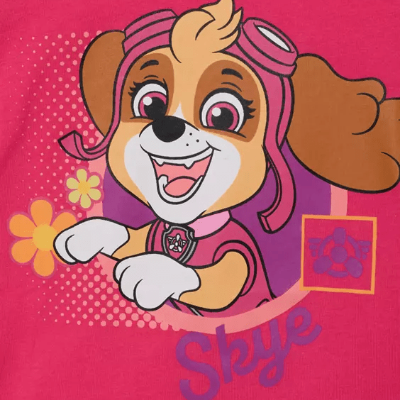 Paw Patrol T - skjorte Skye Pink - Supernerds