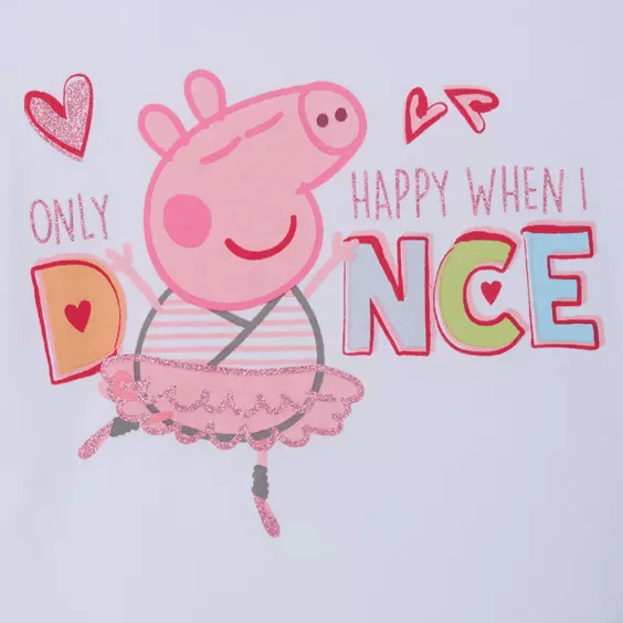 Peppa Gris T - skjorte Dance - Supernerds