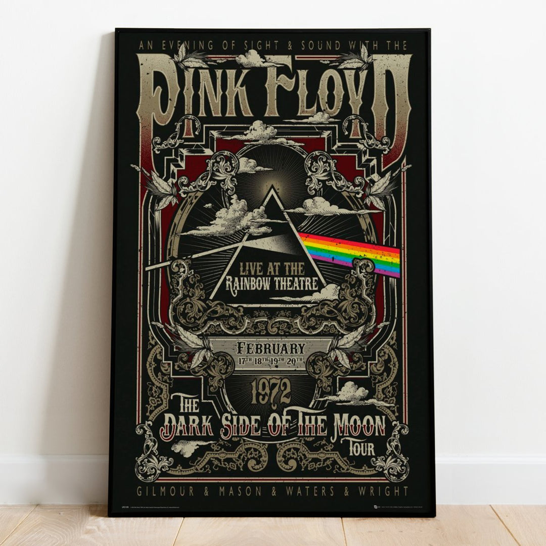 Pink Floyd Plakat Rainbow Theatre - Supernerds