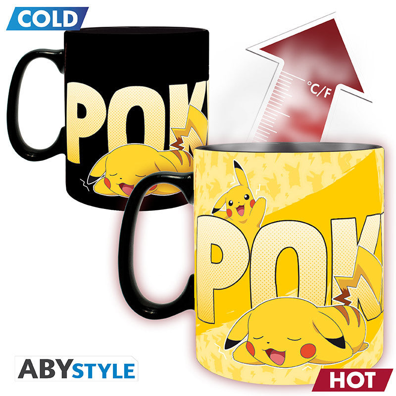 Pokemon Varmeskiftende Kopp Pikachu 460 ml