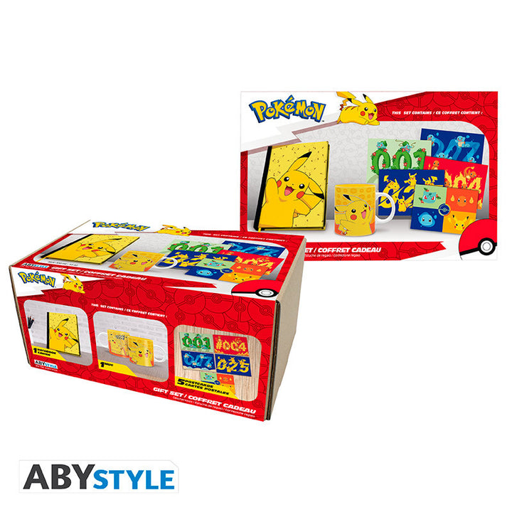 Pokemon Gavesett Notatbok, Kopp og Postkort