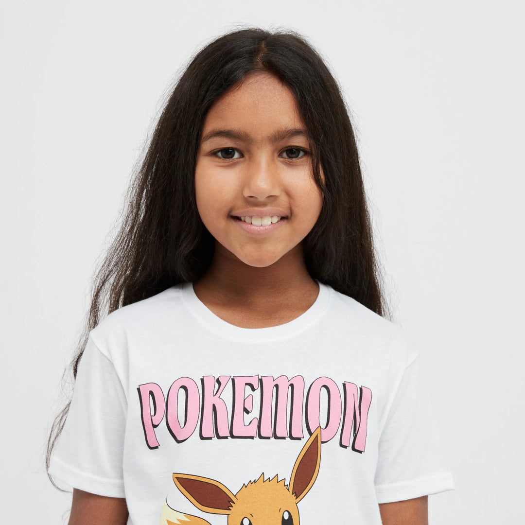 Pokemon T - skjorte Eevee Cute - Supernerds