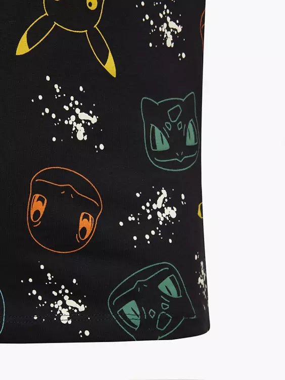 Pokemon T - skjorte Svart Starters - Supernerds