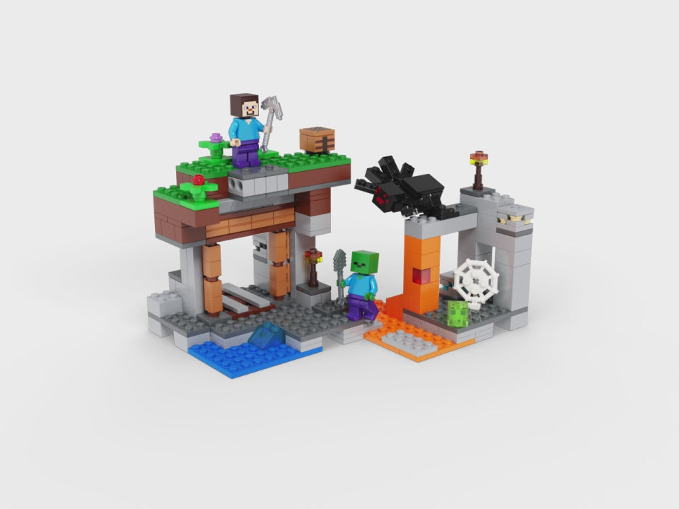 LEGO Minecraft Den nedlagte gruven 21166 byggesett (248 deler)