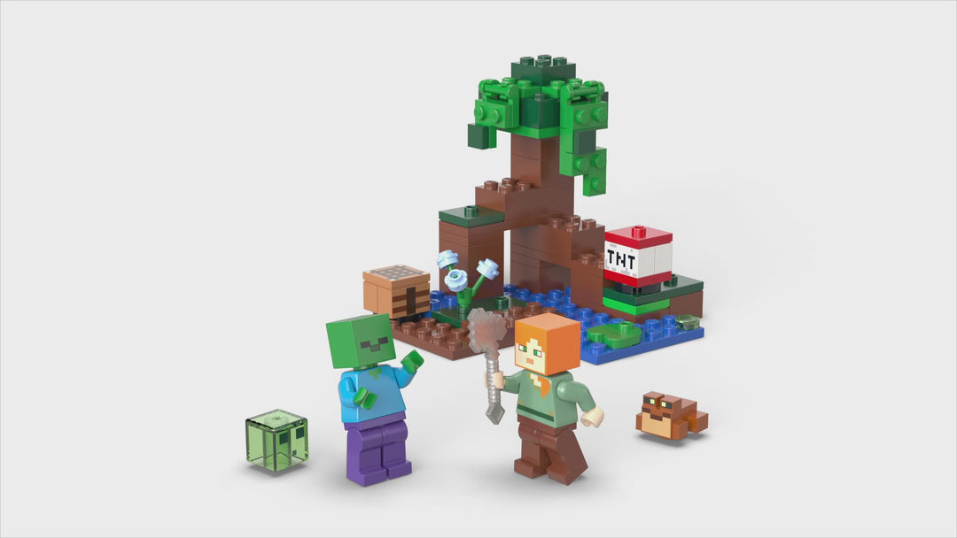 LEGO Minecraft Sumpeventyret 21240 byggelekesett (65 deler)