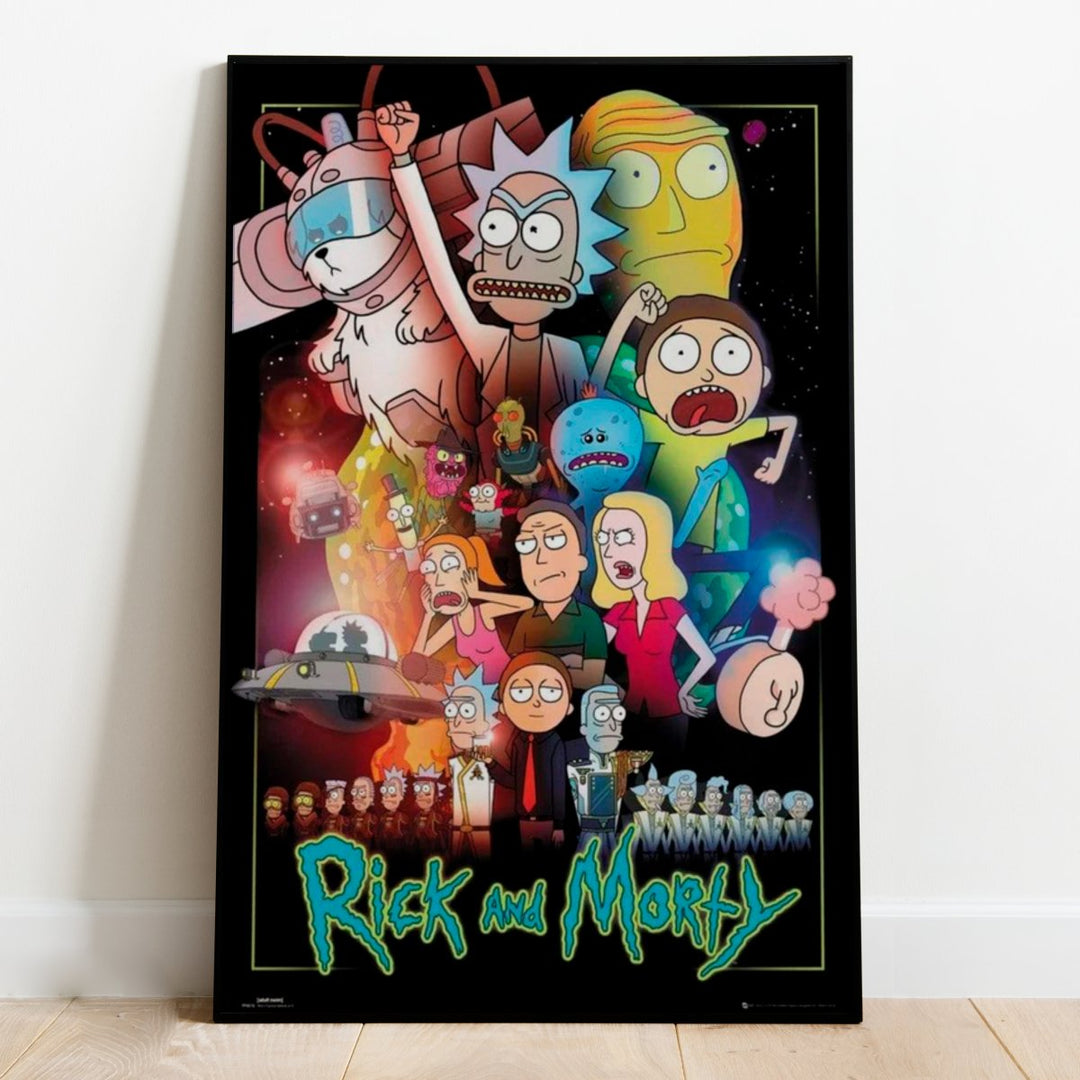 Rick and Morty Plakat Dimensional Wars - Supernerds