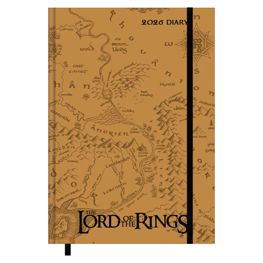 Ringenes Herre Notatbok A5 2026 Dagbok - Supernerds