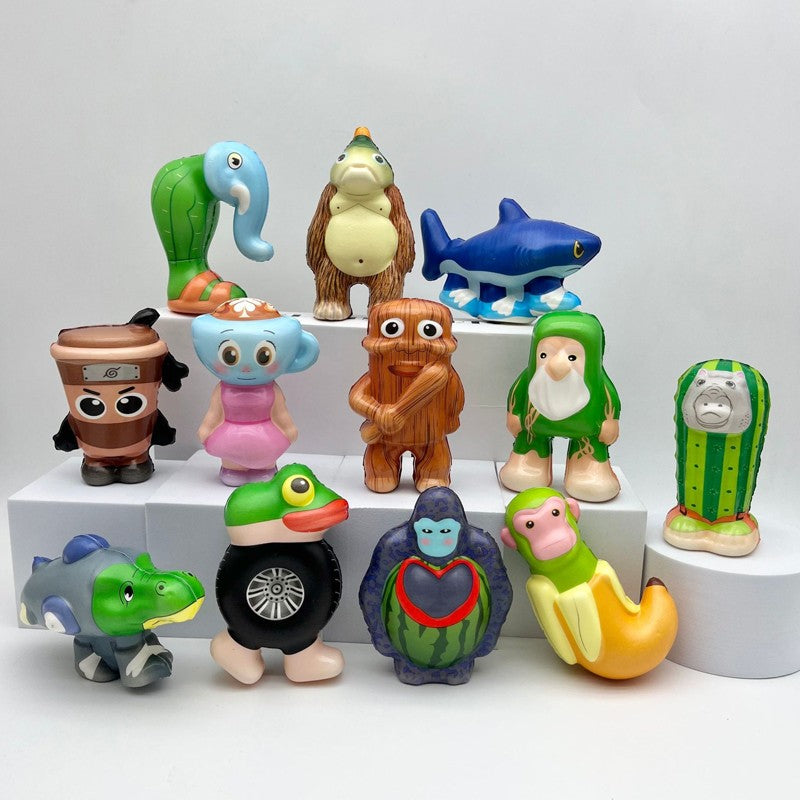 Italiensk Brainrot Squish Figur Mysteriepaket