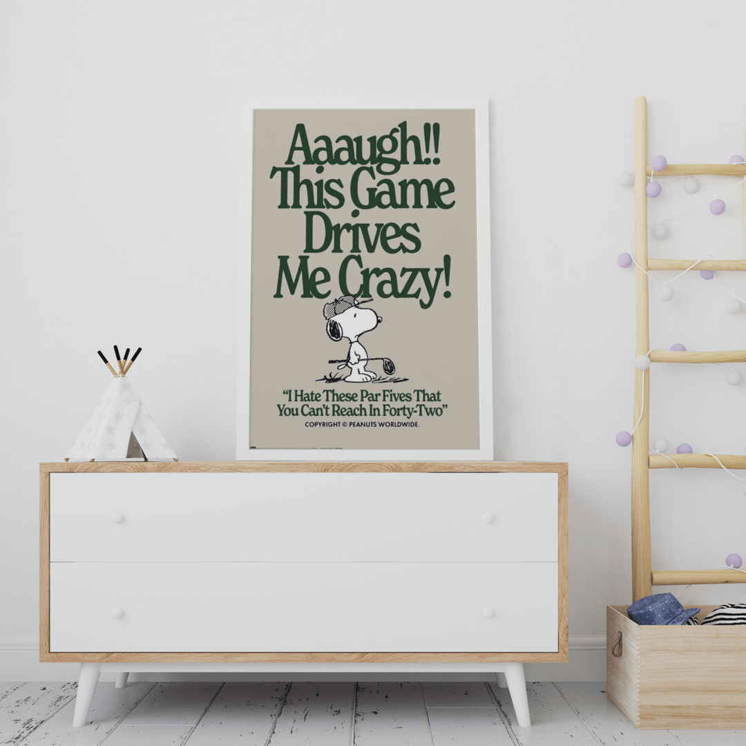 Snoopy Plakat Drives Me Crazy - Supernerds