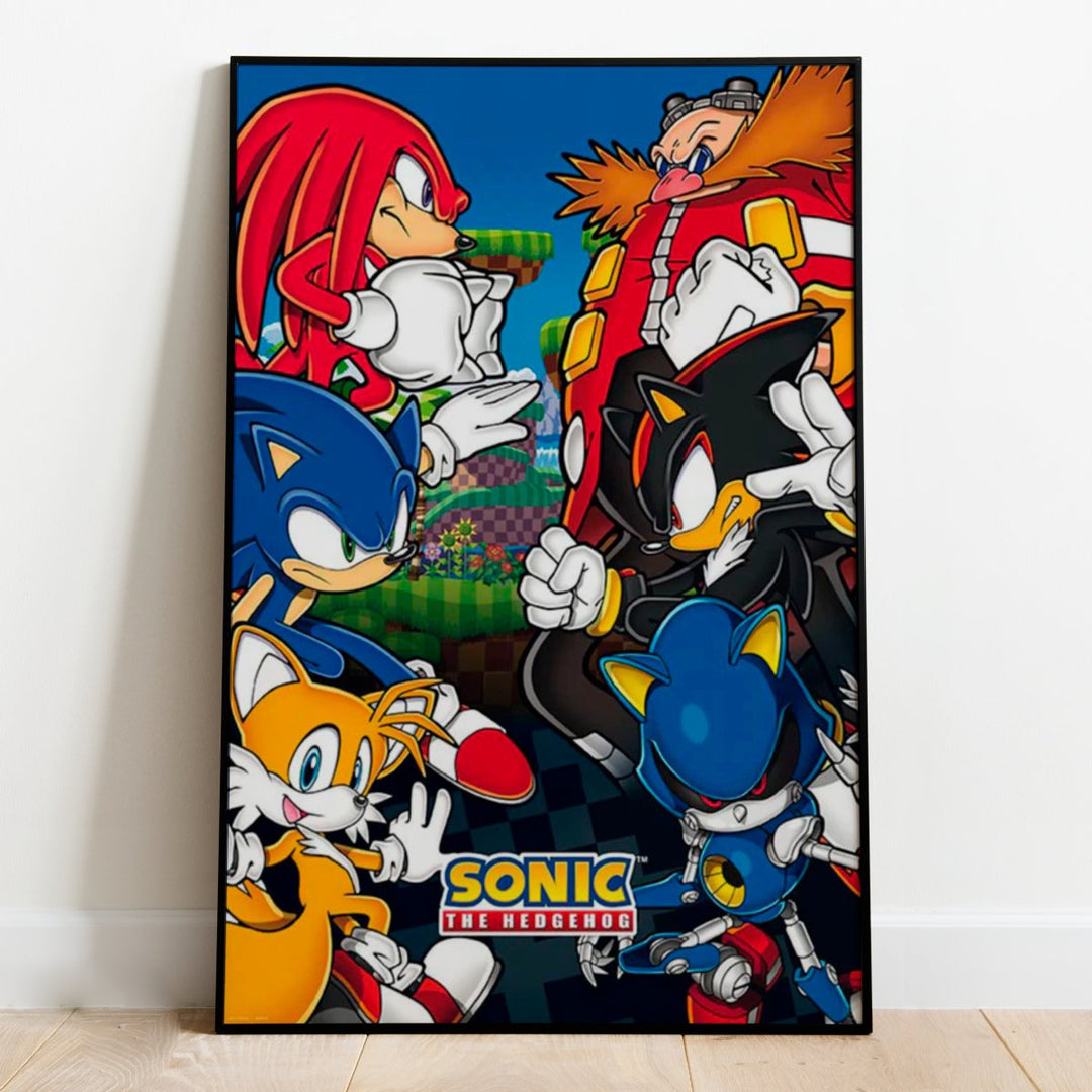 Sonic Plakat Team Sonic - Supernerds