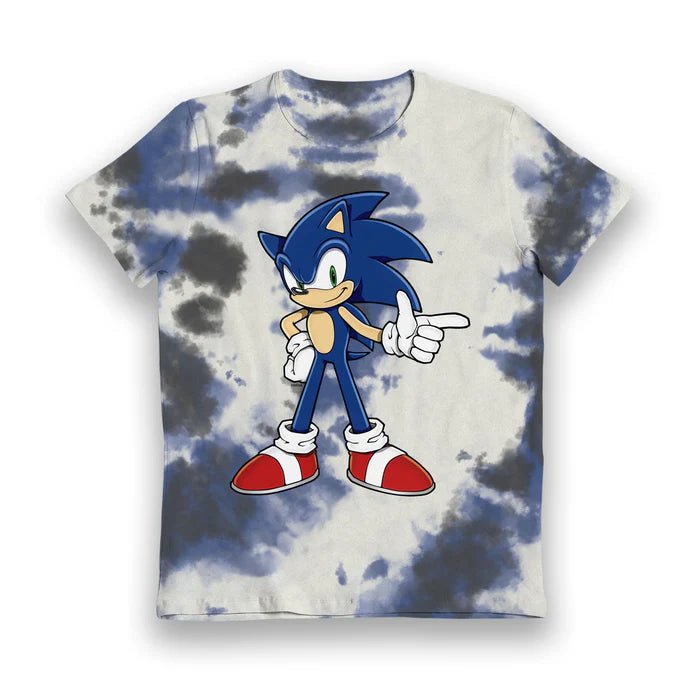 Sonic T - skjorte Tie Dye - Supernerds