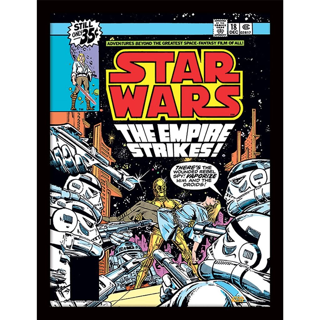 Star Wars Innrammet Bilde 30 x 40 cm Cartoon - Supernerds