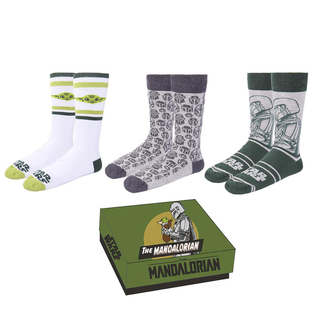 Star Wars The Mandalorian Sokker 3-pk - Supernerds
