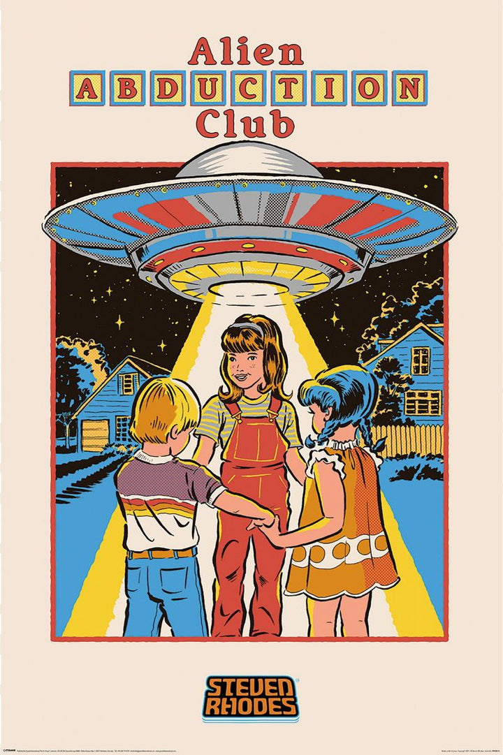 Steven Rhodes Plakat Alien Abduction - Supernerds