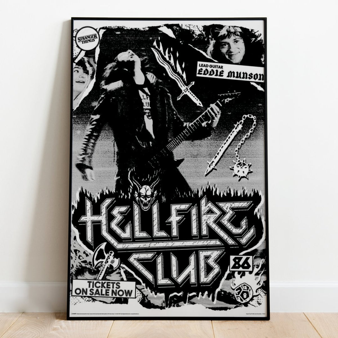 Stranger Things Plakat Hellfire Club - Supernerds