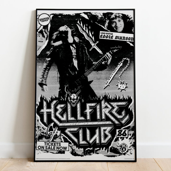 Stranger Things Plakat Hellfire Club - Supernerds