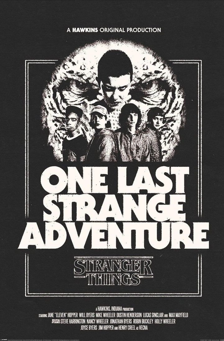 Stranger Things Plakat One Last Strange Adventure - Supernerds