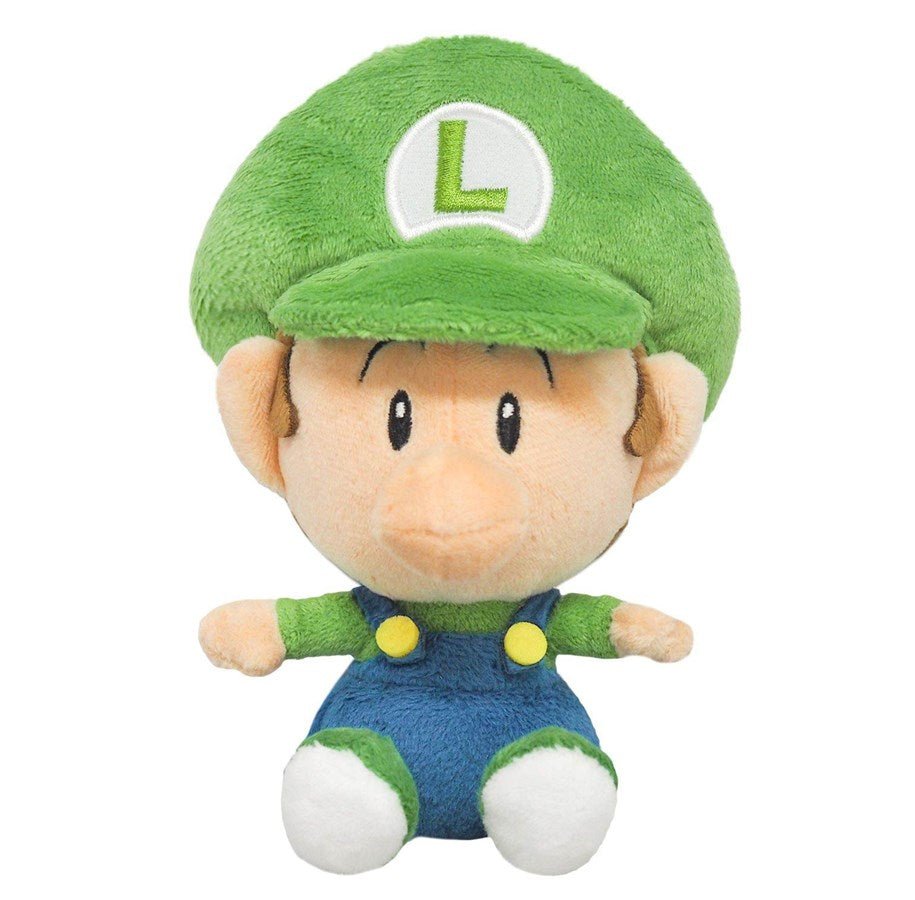 Super Mario Bamse Baby Luigi 16 cm - Supernerds