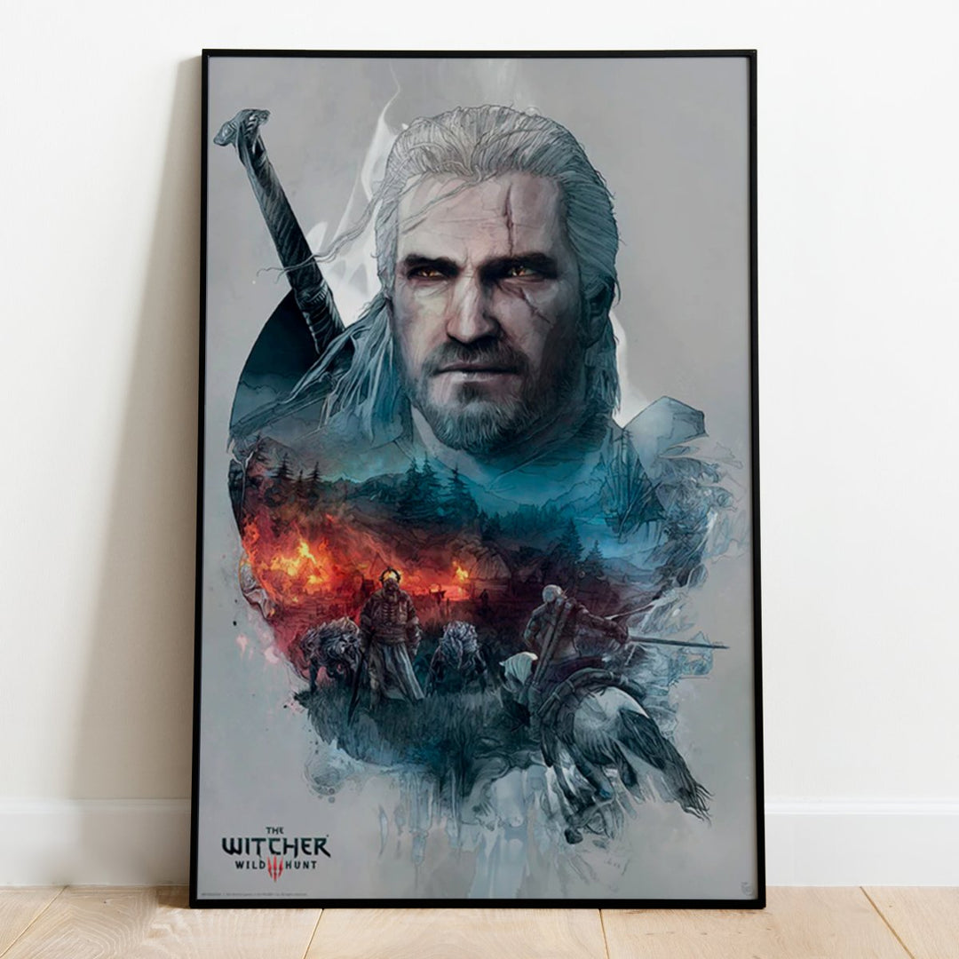 The Witcher Plakat Geralt - Supernerds