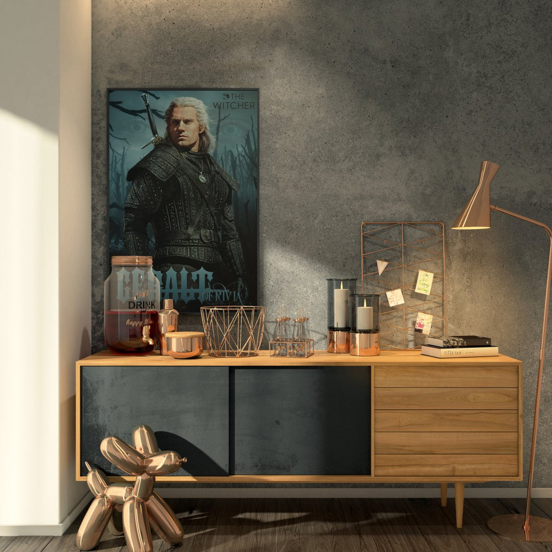 The Witcher Plakat Geralt Of Rivia - Supernerds