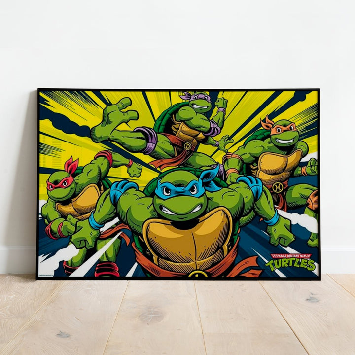 Turtles Plakat Turtles In Action - Supernerds