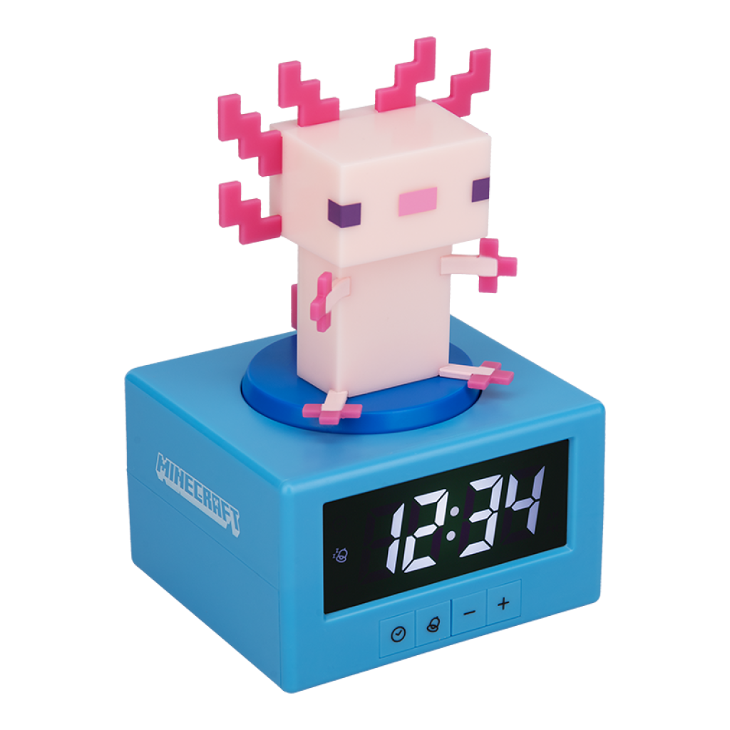 Minecraft Vekkerklokke Axolotl