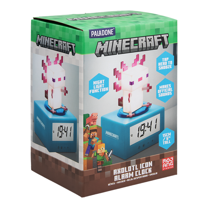 Minecraft Vekkerklokke Axolotl
