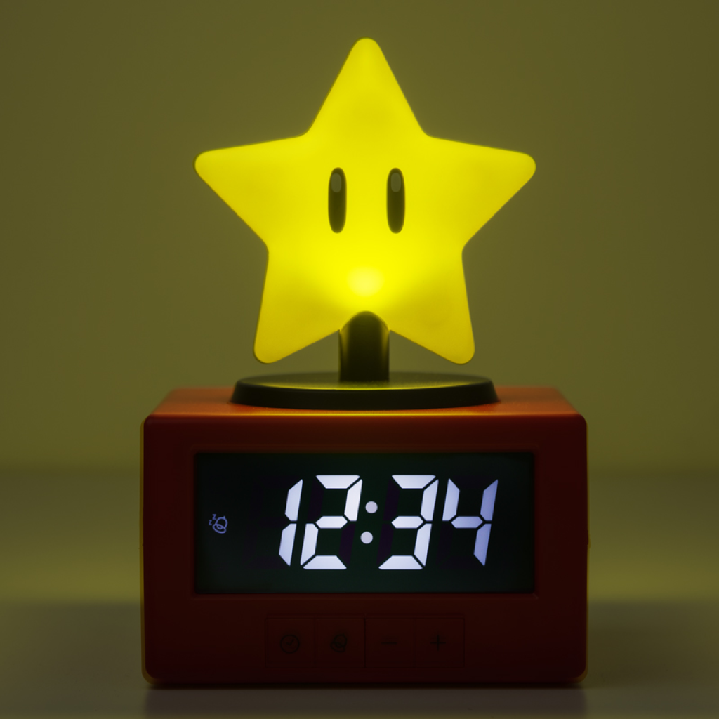 Super Mario Vekkerklokke Super Star
