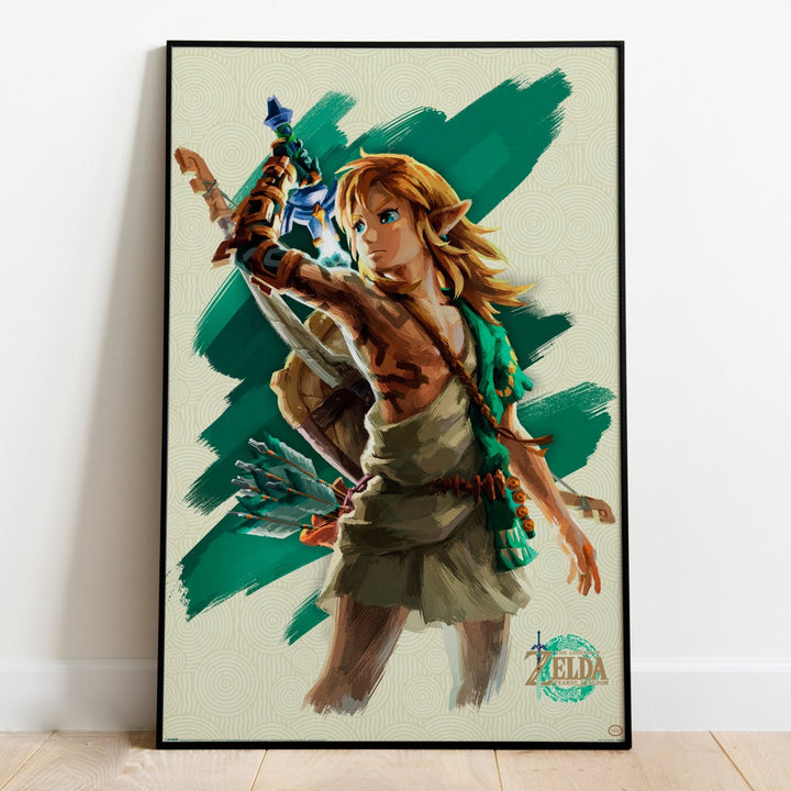 Zelda Plakat Tears of The Kingdom Link Unleashed - Supernerds