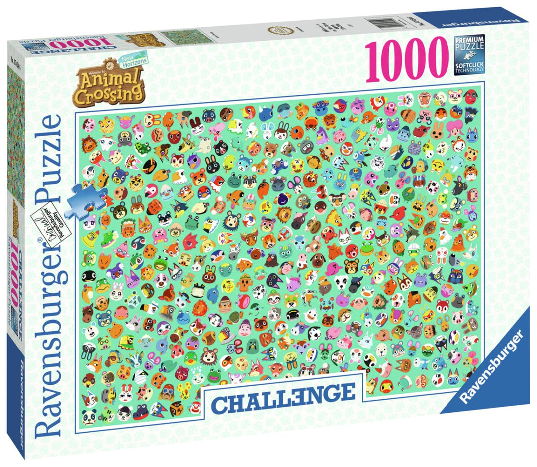 Animal Crossing Puslespill 1000 brikker Challenge - Supernerds