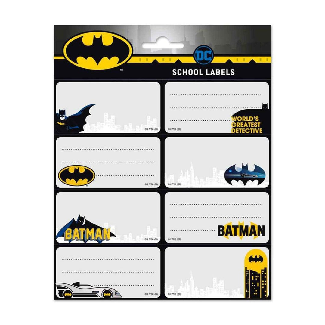 Batman Etiketter Selvklebende - Supernerds