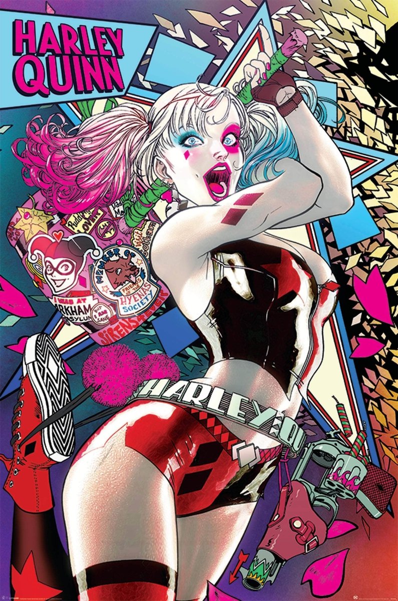 Batman Plakat Harley Quinn Neon - Supernerds