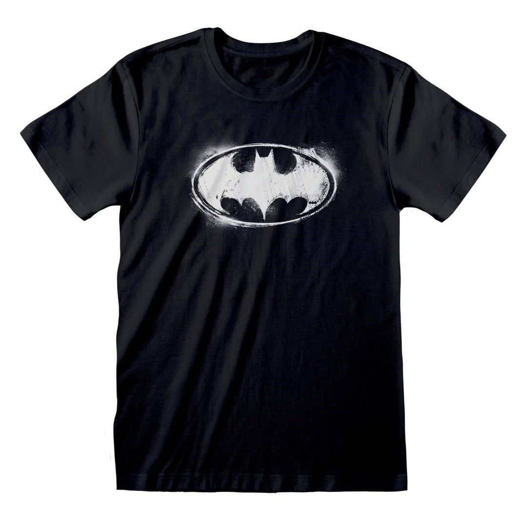 Batman T-skjorte Distressed Mono Logo - Supernerds
