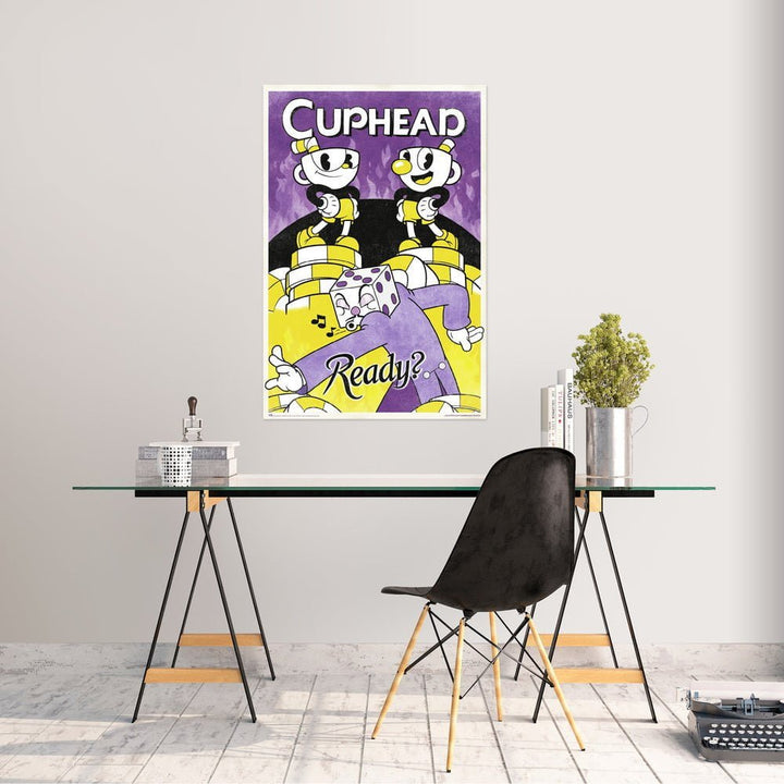 Cuphead Plakat Ready? - Supernerds