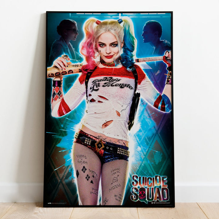 DC Comics Suicide Squad Plakat Harley Quinn Daddys Lil Monster - Supernerds