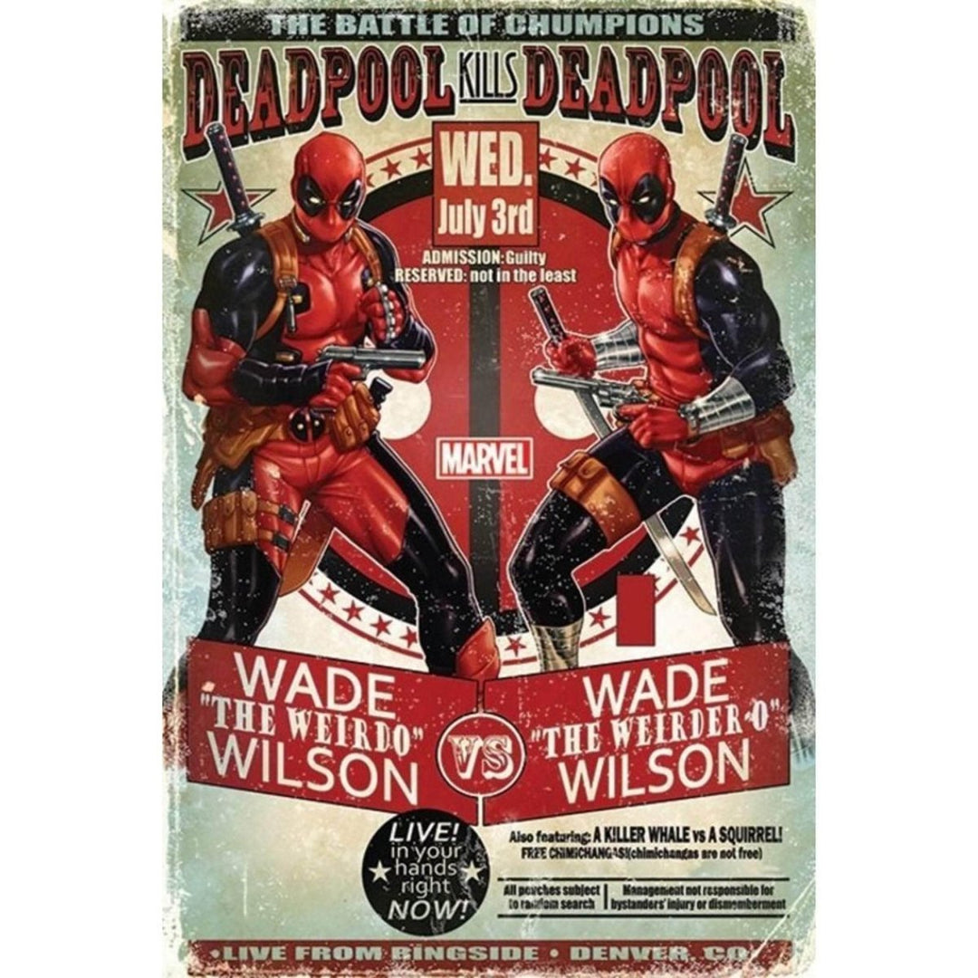 Deadpool Plakat Wade vs Wade - Supernerds