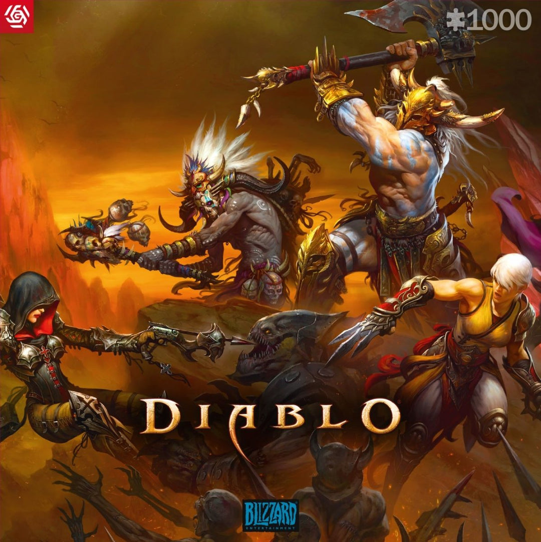 Diablo Puslespill 1000 brikker Heroes Battle - Supernerds