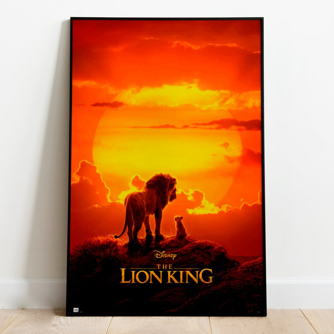 Disney's Løvenes Konge Plakat Solnedgang - Supernerds