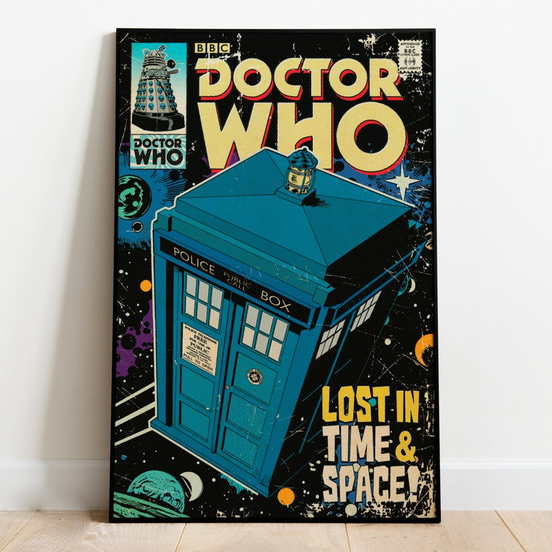 Doctor Who Plakat Tardis Comic - Supernerds
