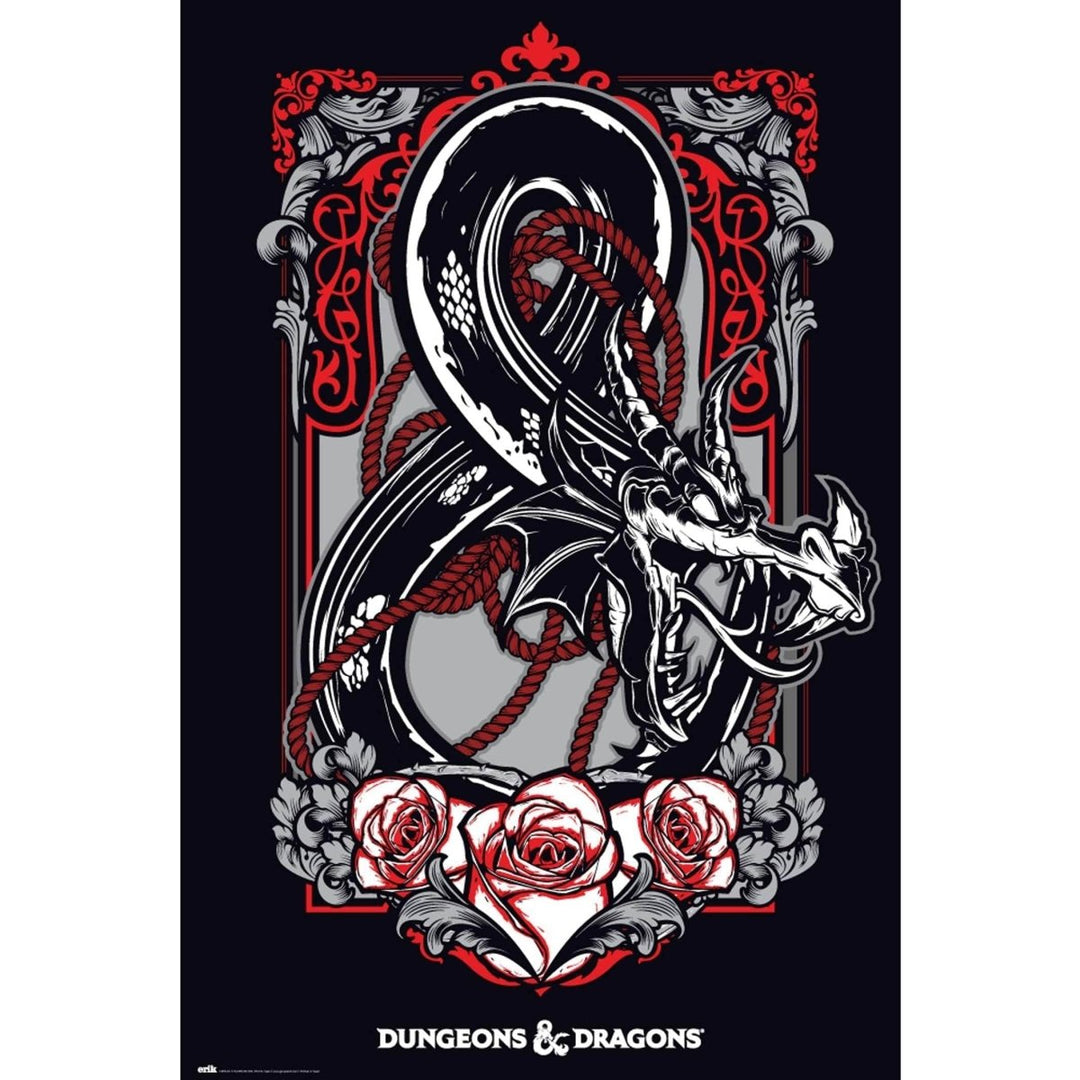 Dungeons and Dragons Plakat Rose Dragon - Supernerds