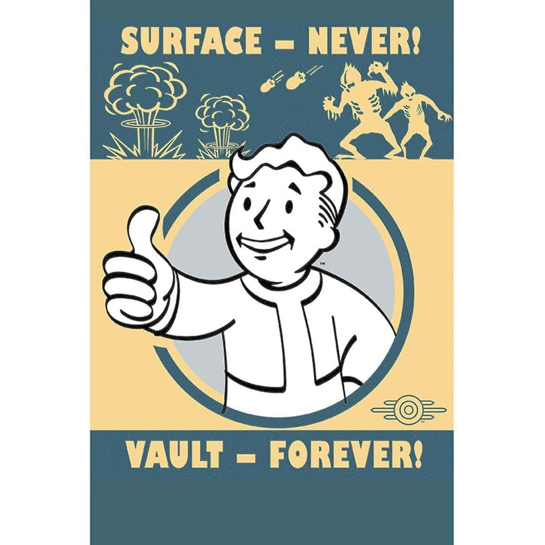 Fallout Plakat Vault Forever - Supernerds