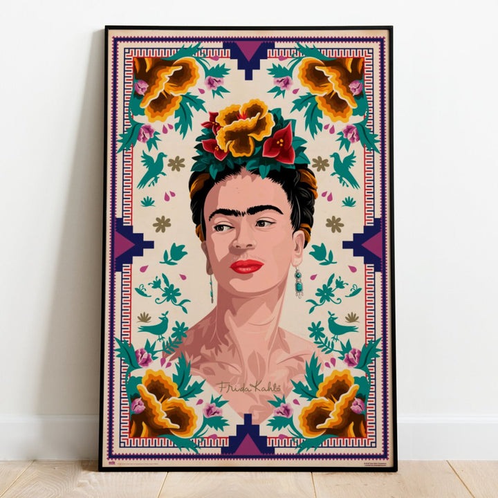 Frida Kahlo Portrett Plakat - Supernerds