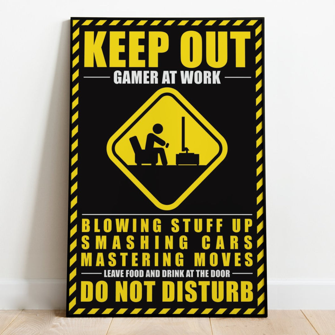 Gamer at Work Plakat - Supernerds