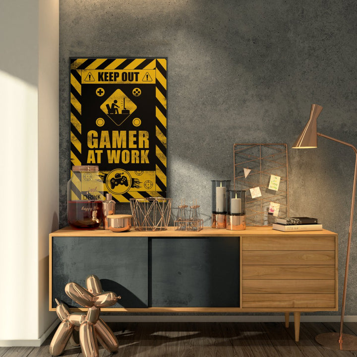 Gamer at Work Plakat - Supernerds