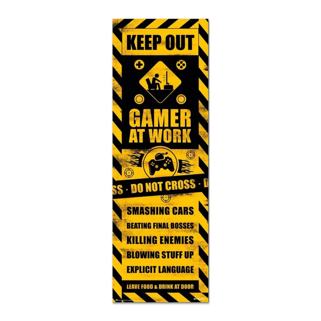 Gamer at Work Plakat Keep Out - Supernerds