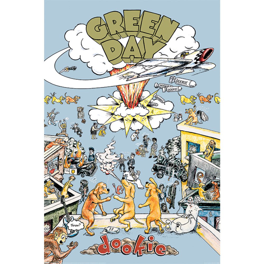 Green Day Plakat Dookie - Supernerds
