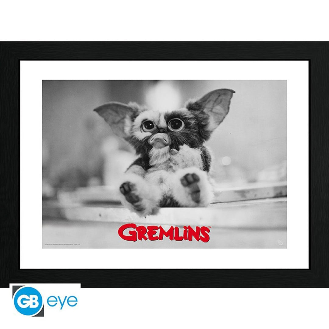 Gremlins Innrammet Bilde 30 x 40 cm Gizmo - Supernerds