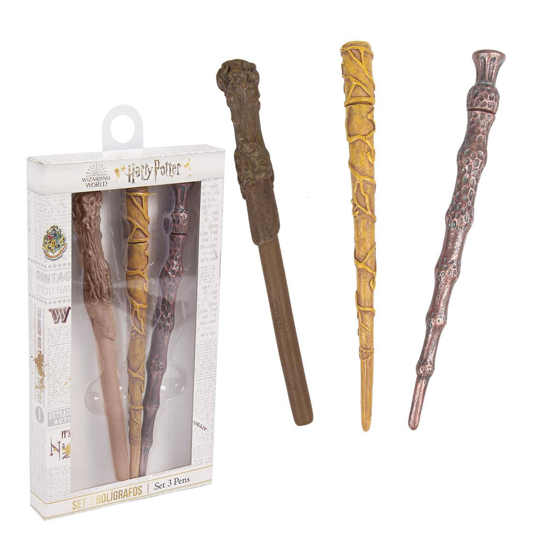 Harry Potter Penn Tryllestav 3-pk - Supernerds