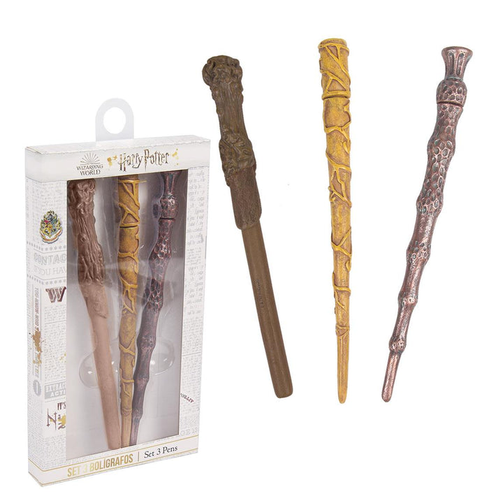 Harry Potter Penn Tryllestav 3-pk - Supernerds
